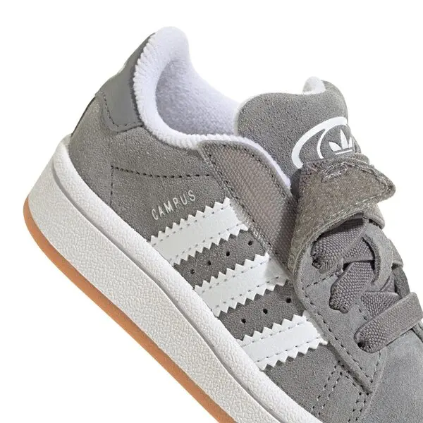 Baby Boy Grey Campus 00s Comfort Closure Elastic Lace Sneakers 20 Image
