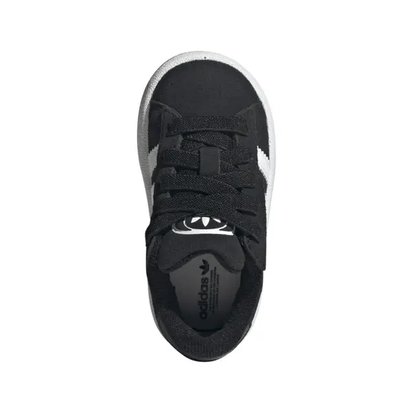 Baby Boy Black Campus 00s Comfort Closure Elastic Lace Sneakers 6 Image