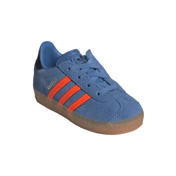 Baby Neutral Gazelle Comfort Closure Elastic Laces Sneakers - Blue 8 Image