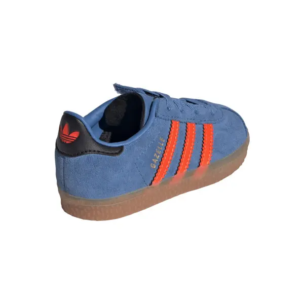 Baby Neutral Gazelle Comfort Closure Elastic Laces Sneakers - Blue 9 Image