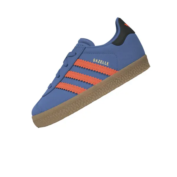 Baby Neutral Gazelle Comfort Closure Elastic Laces Sneakers - Blue 14 Image