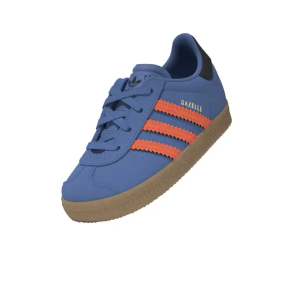 Baby Neutral Gazelle Comfort Closure Elastic Laces Sneakers - Blue 15 Image