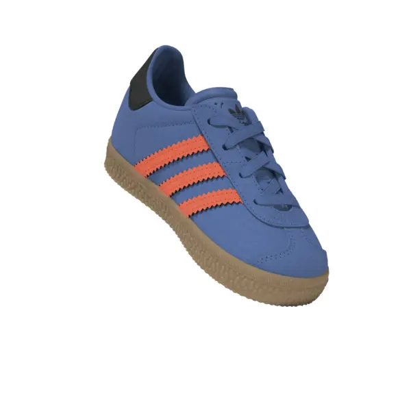 Baby Neutral Gazelle Comfort Closure Elastic Laces Sneakers - Blue 17 Image