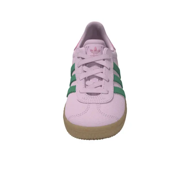 Baby Girl Gazelle Comfort Closure Elastic Laces Sneakers - Pink 16 Image