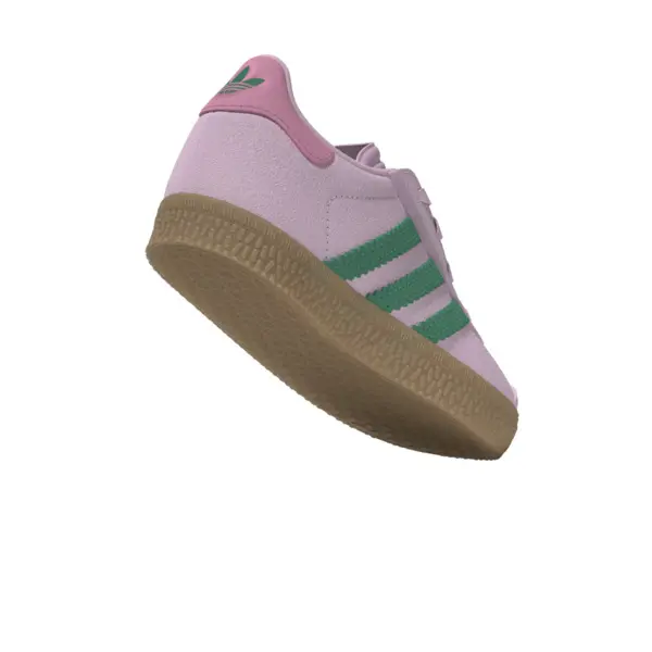 Baby Girl Gazelle Comfort Closure Elastic Laces Sneakers - Pink 19 Image