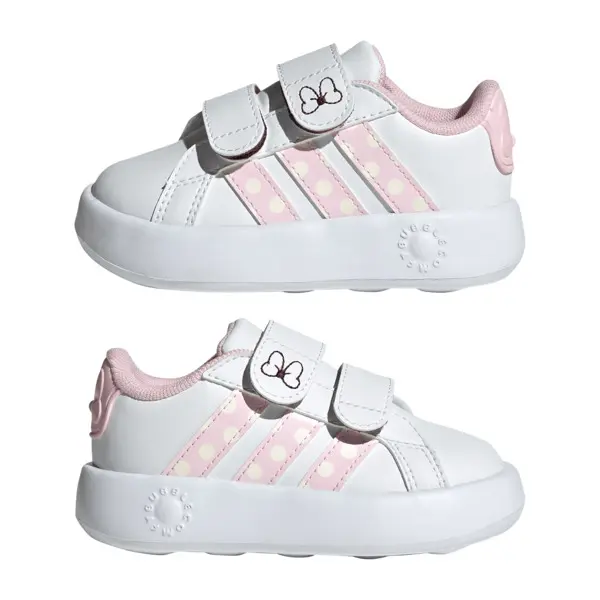 Baby Girl Adidas x Disney Minnie Mouse Grand Court Sneakers  9 Image