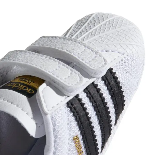 Baby Boy Superstar Cloud White and Black Core Sneakers 14 Image