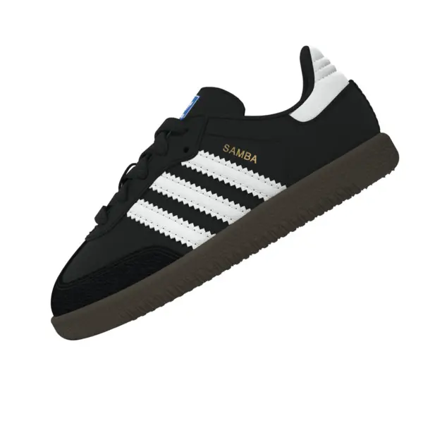 Baby Boy Black Samba OG Sneakers with Dark Gum 11 Image