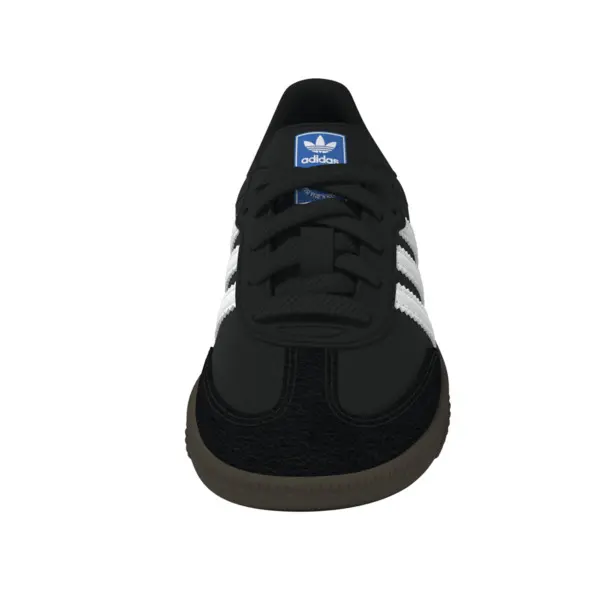 Baby Boy Black Samba OG Sneakers with Dark Gum 13 Image