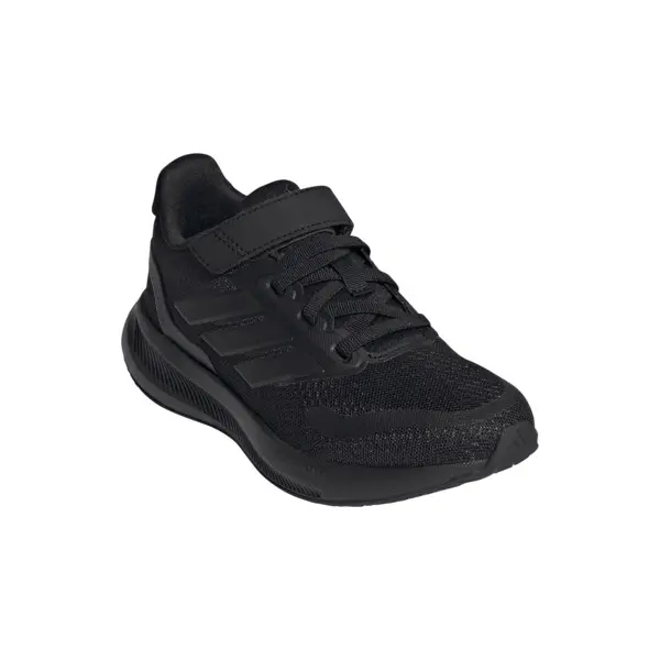 Kids Boys Runfalcon 5 Full Black Running Sneakers  8 Image