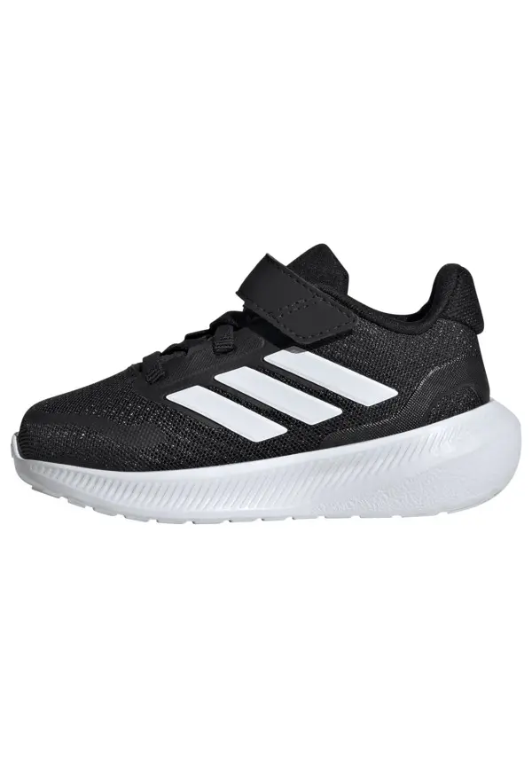 Baby Boy Runfalcon 5 Black & White Running Sneakers - Kids 11 Image
