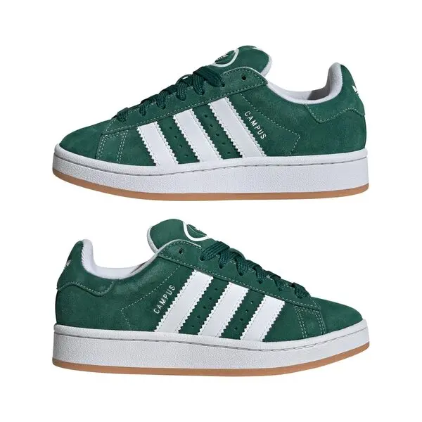 Kids Boys Green Campus 00s Sneakers 3 Image