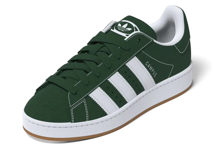 Kids Boys Green Campus 00s Sneakers 10 Image