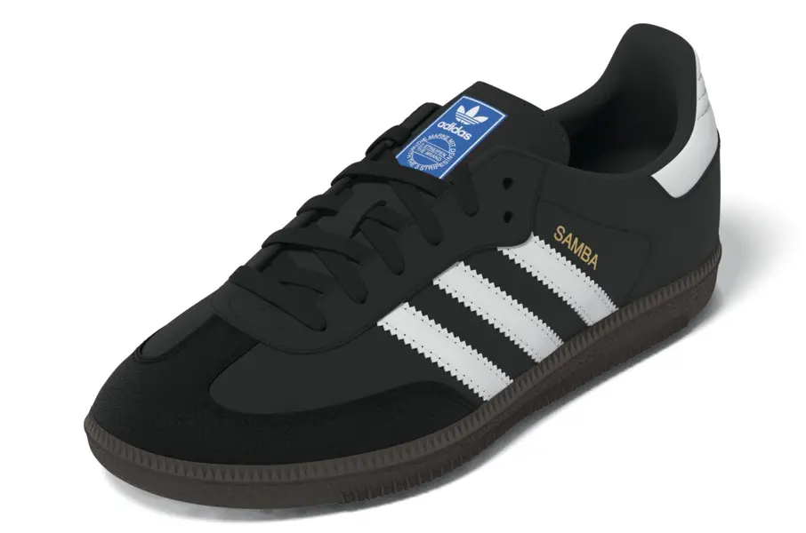 Kids Boys Black Samba OG Sneakers 10 Image