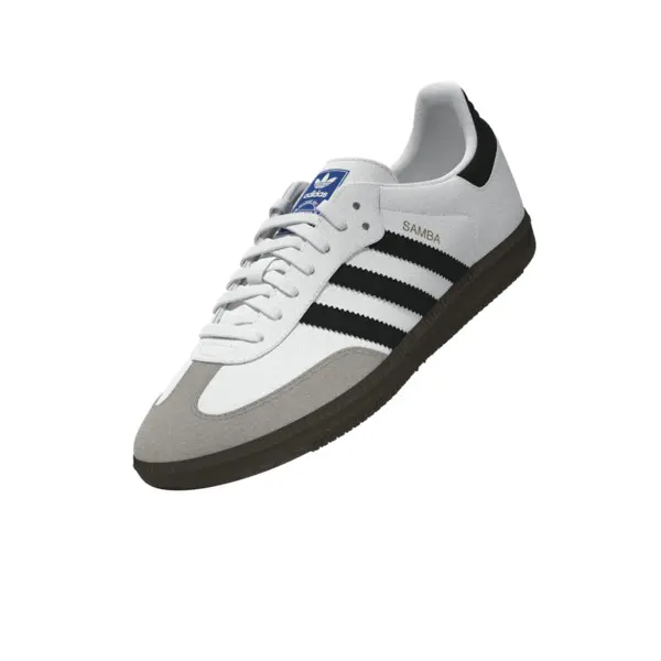 Kids Boys White Samba OG Sneakers 13 Image