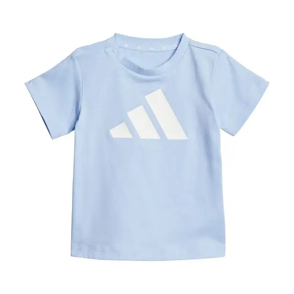 Baby Boy Essential T-shirt & Short Set - Blue 1 Image