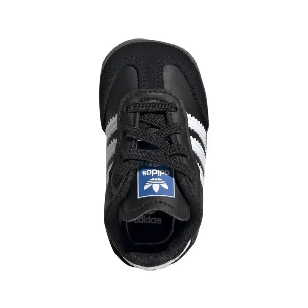 Baby Boy Black Samba Crib Sneakers 4 Image