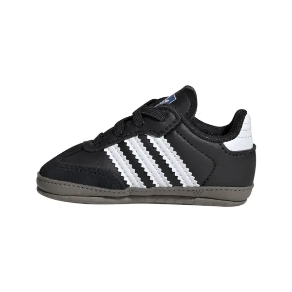 Baby Boy Black Samba Crib Sneakers 6 Image