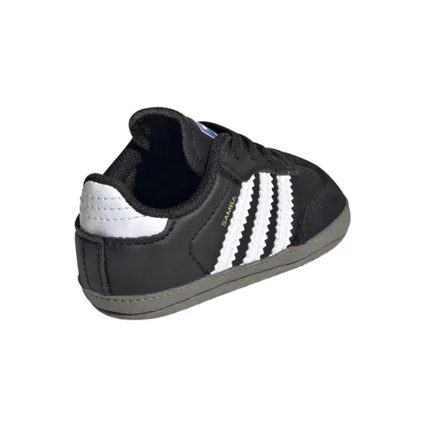 Baby Boy Black Samba Crib Sneakers 8 Image