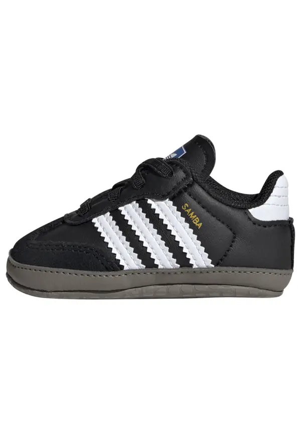 Baby Boy Black Samba Crib Sneakers 11 Image