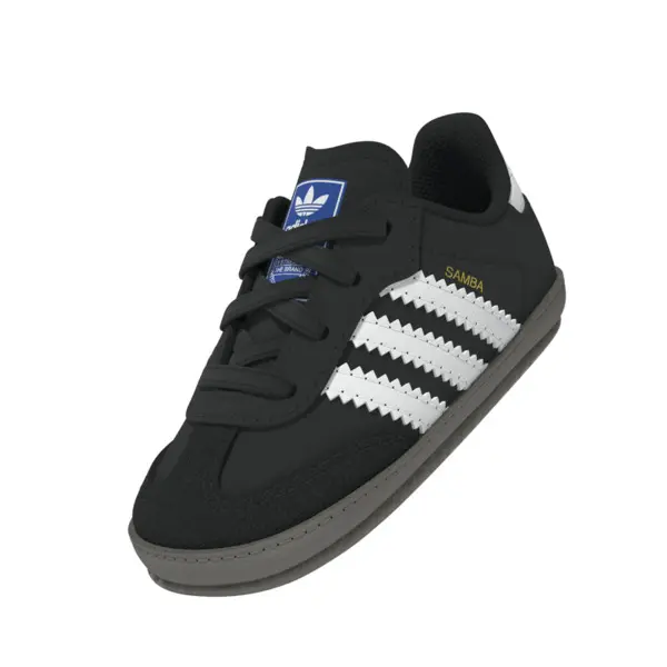 Baby Boy Black Samba Crib Sneakers 13 Image