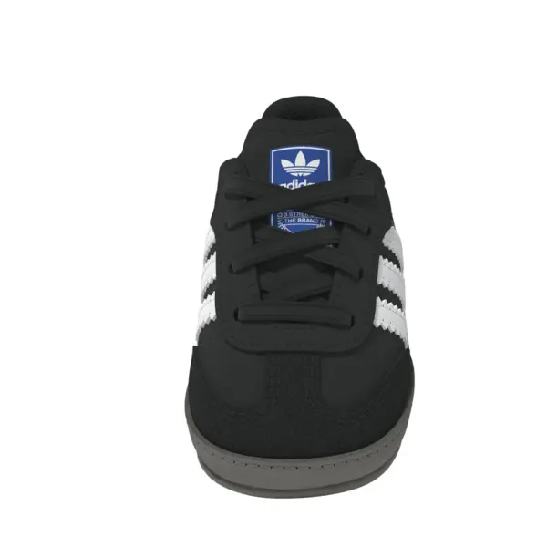 Baby Boy Black Samba Crib Sneakers 14 Image