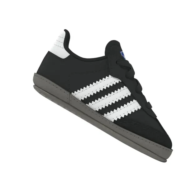 Baby Boy Black Samba Crib Sneakers 16 Image