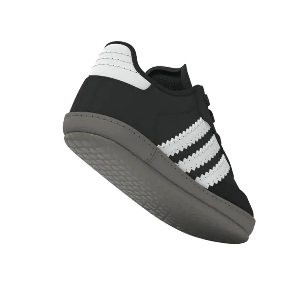 Baby Boy Black Samba Crib Sneakers 17 Image