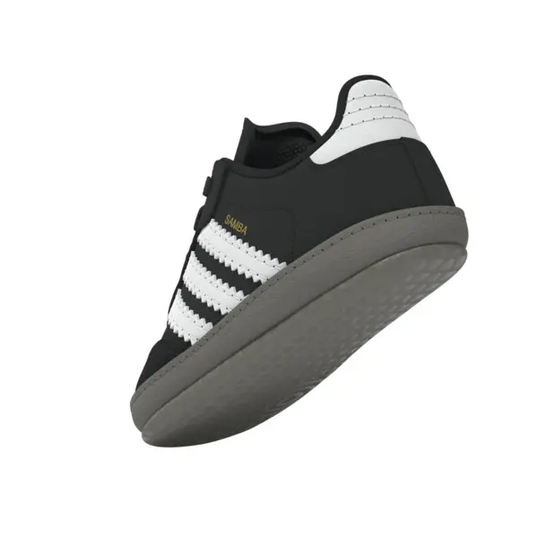 Baby Boy Black Samba Crib Sneakers 19 Image