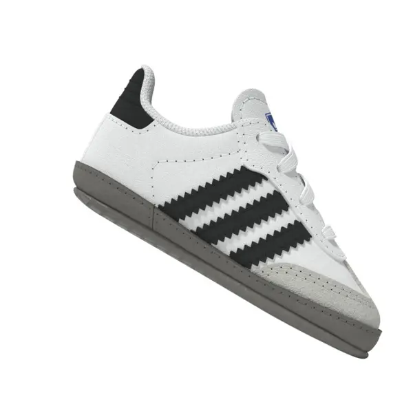 Baby Boy White Samba Crib Sneakers 16 Image