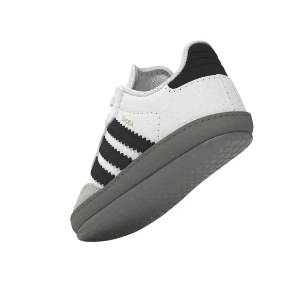 Baby Boy White Samba Crib Sneakers 19 Image