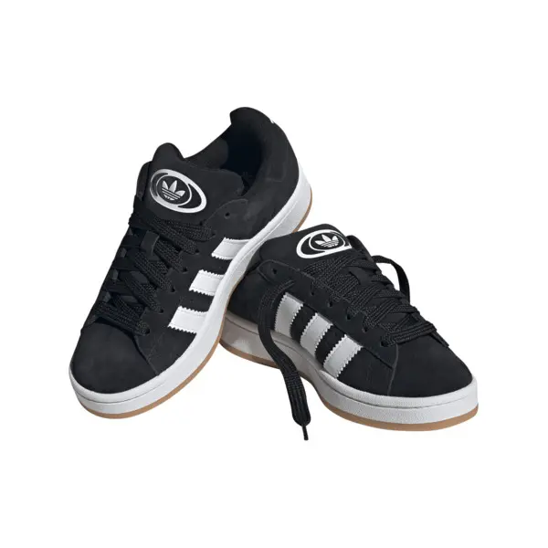 Kids Boys Campus 00s Black & White Sneakers  7 Image