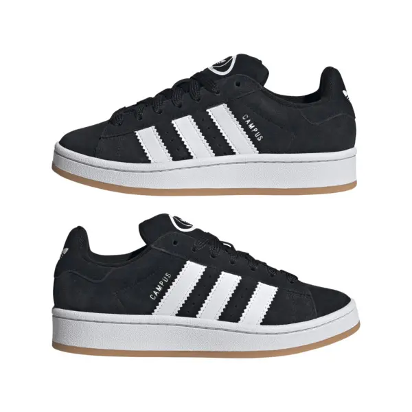 Kids Boys Campus 00s Black & White Sneakers  9 Image
