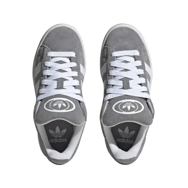 Kids Boys Campus 00s Grey & White Sneakers  2 Image