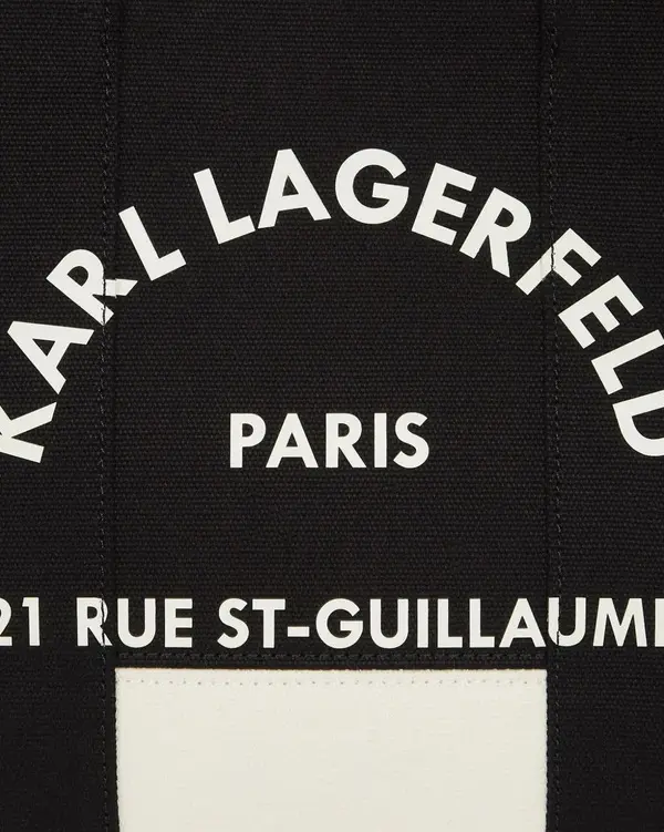 Rue St-Guillaume Medium-sized Woven Tote Bag 1 Image