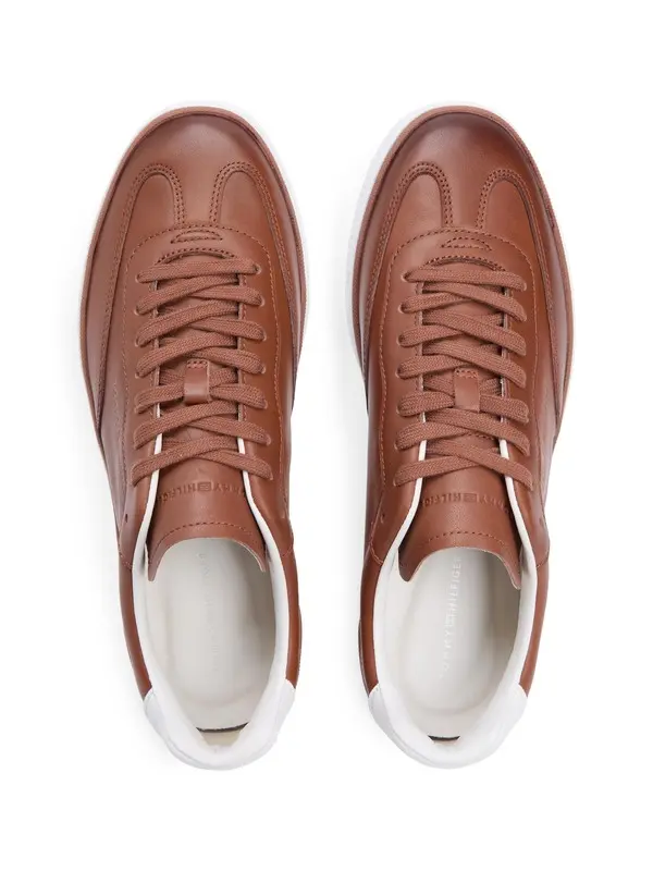 Heritage Leather Sneakers with White Cupsole 2 Image