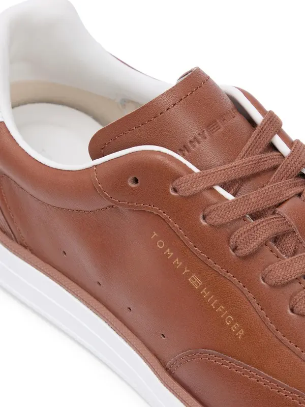 Heritage Leather Sneakers with White Cupsole 1 Image