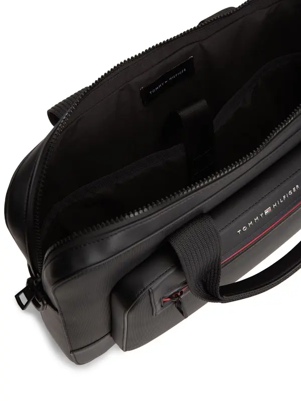 Metal Logo Laptop Bag with Zipped Pocket 3 Image