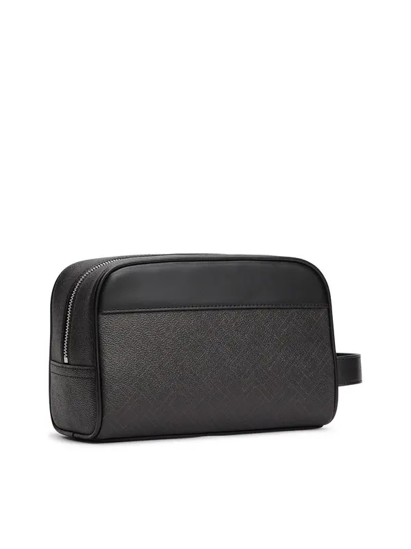 Repeat Flag Metallic Logo Washbag 1 Image
