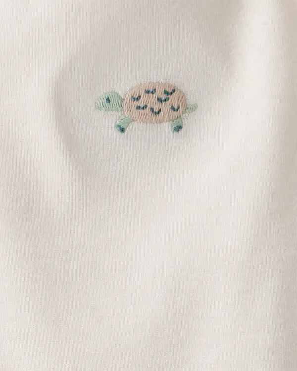 Baby Boy 5-Pack Animals Multipack Bodysuits - Ivory/Tan 3 Image