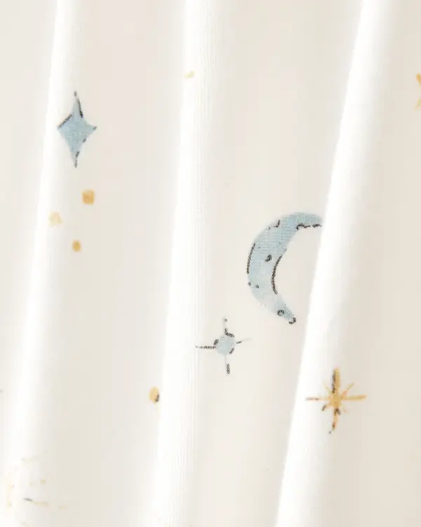 Baby Neutral 2-Pack Constellation PurelySoft Caps - Yellow/Ivory 1 Image