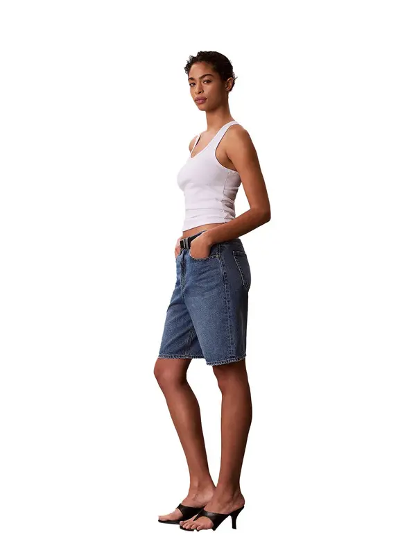 Denim Bermuda Shorts 2 Image