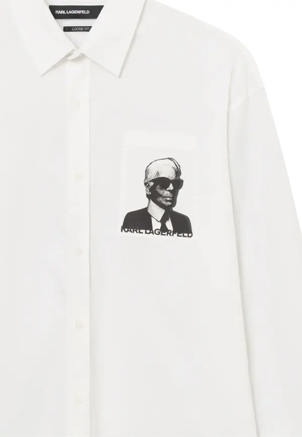 Ikonik Portrait Loose Fit Long Sleeve Shirt 1 Image
