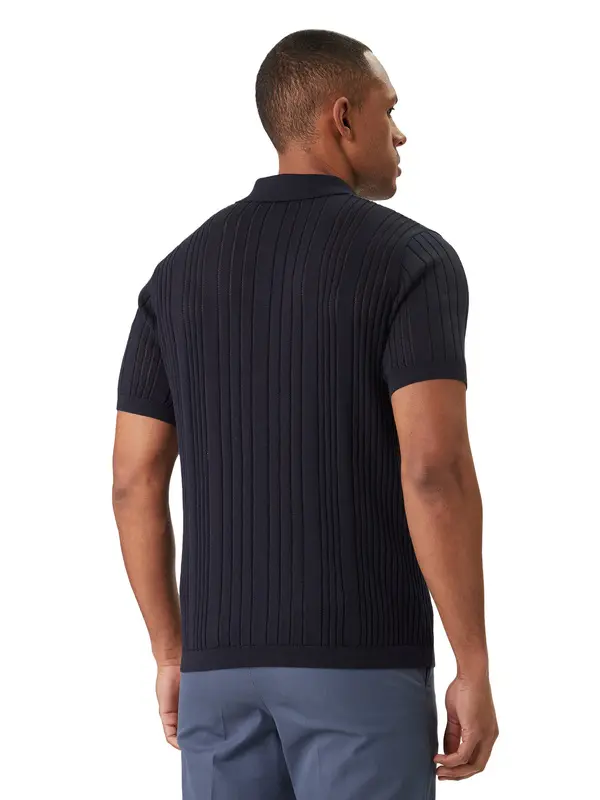 RegularFitPointelleKnitV-NeckPolo 2 Image