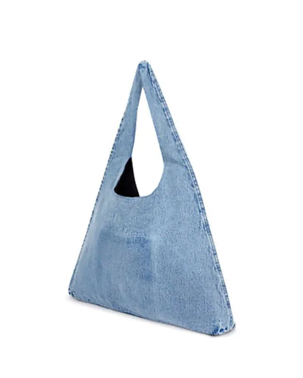 Monogram Canvas Denim Shoulder Bag 4 Image