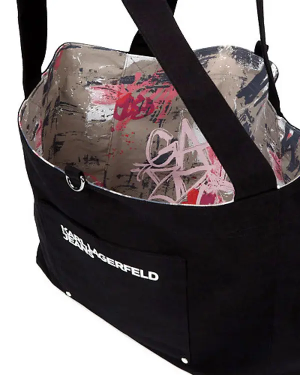 Reversible Monogram Shopper Tote Bag 2 Image