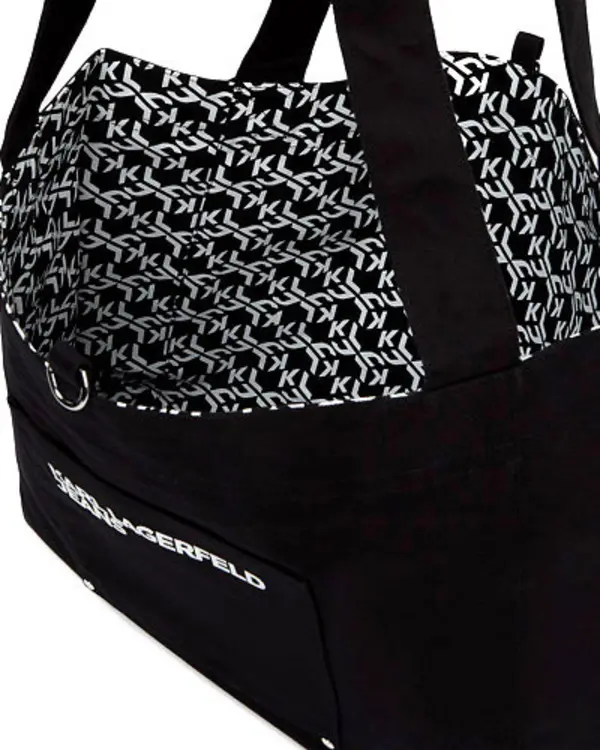 Reversible Monogram Denim Tote Bag 1 Image