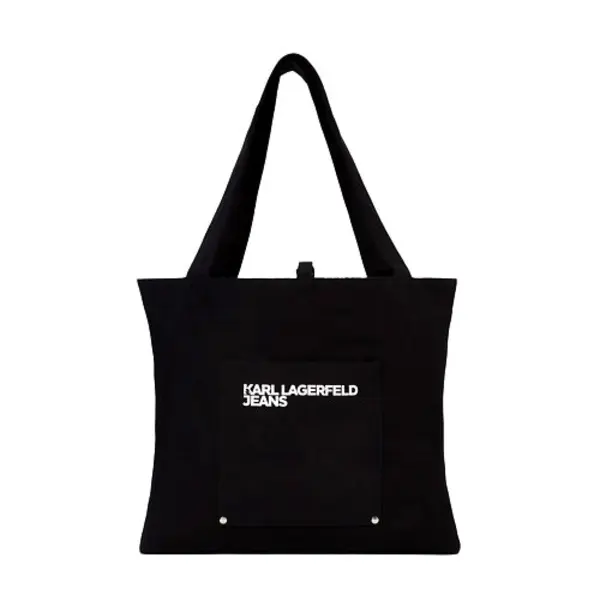 Reversible Monogram Denim Tote Bag 3 Image