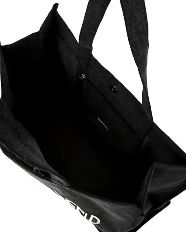 Essential Monogram Denim Tote Bag 2 Image