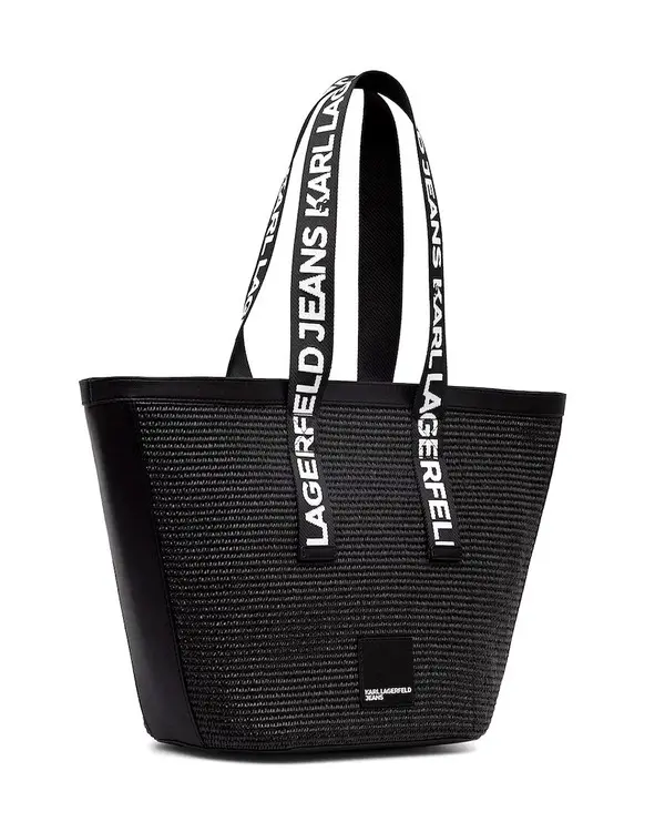 Woven Straw Tote Bag 1 Image